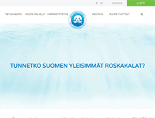 Tablet Screenshot of pidasaaristosiistina.fi